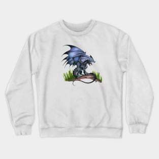 Powerful Black Dragon Crewneck Sweatshirt